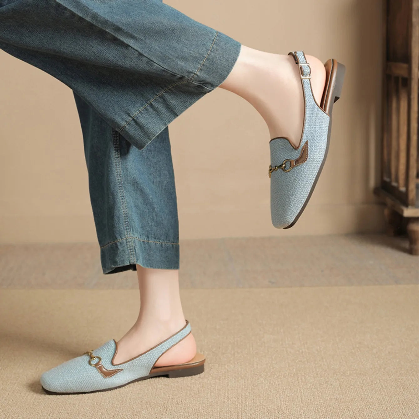 Bailarinas slingback de Toscana
