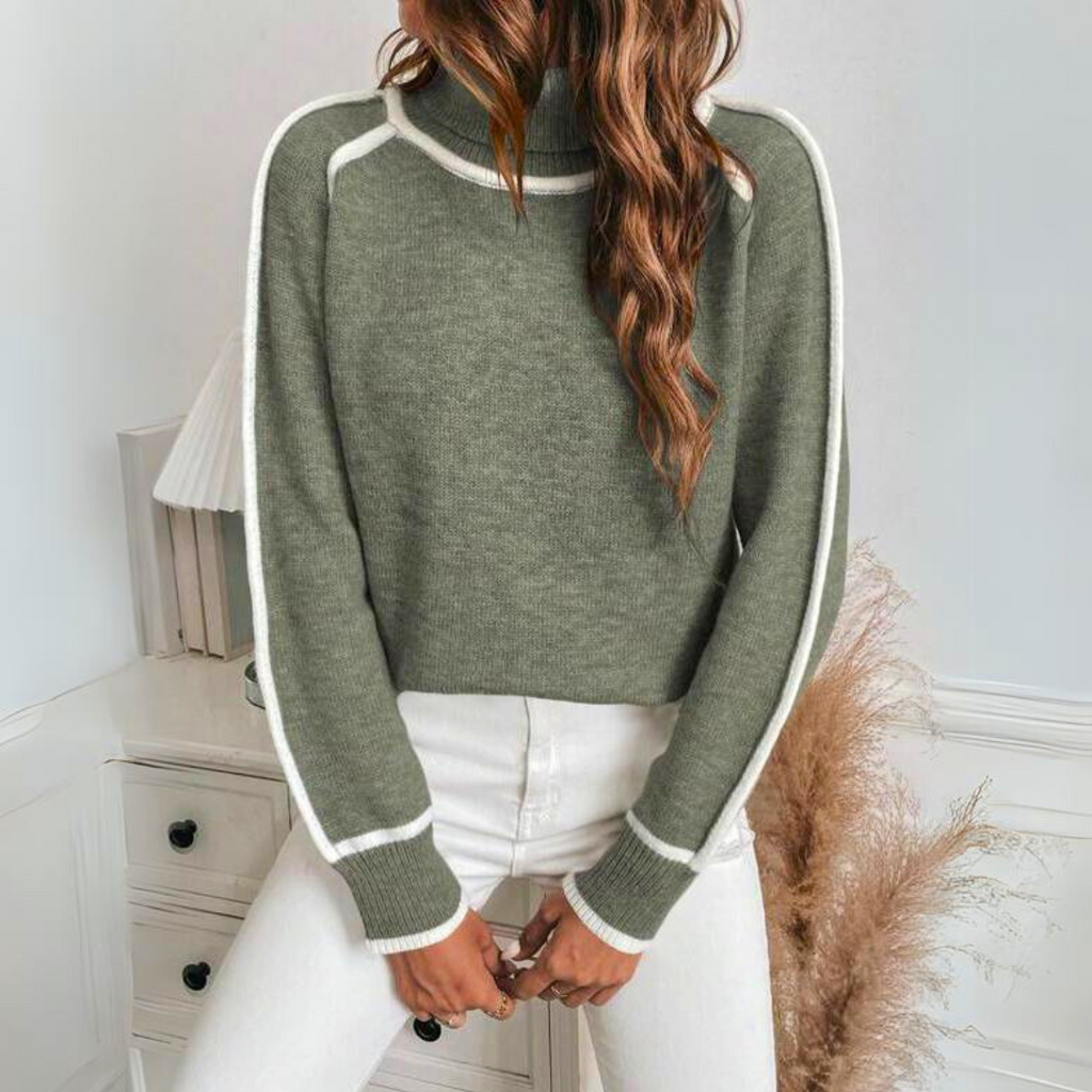 Kaylee | Suéter elegante con cuello alto