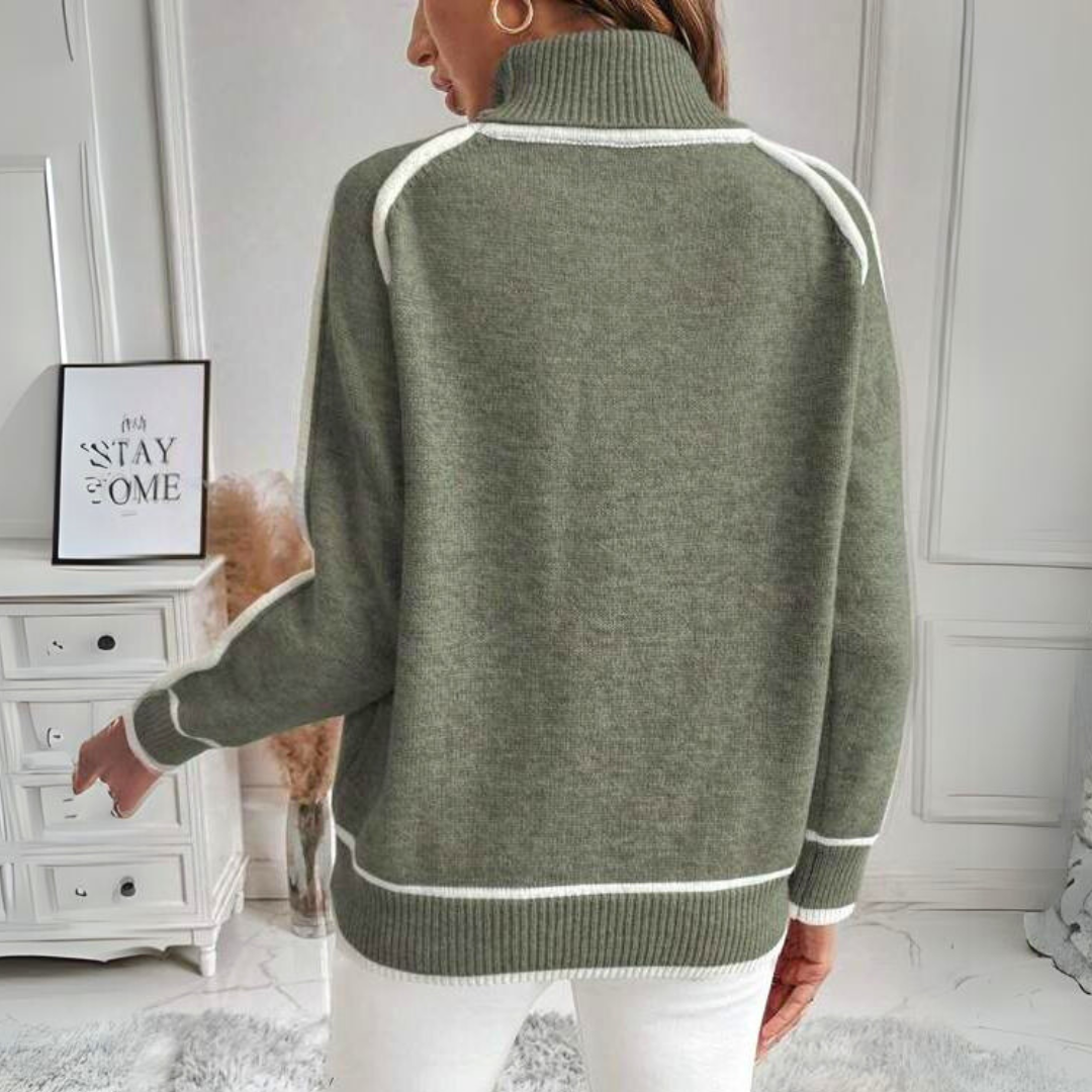 Kaylee | Suéter elegante con cuello alto