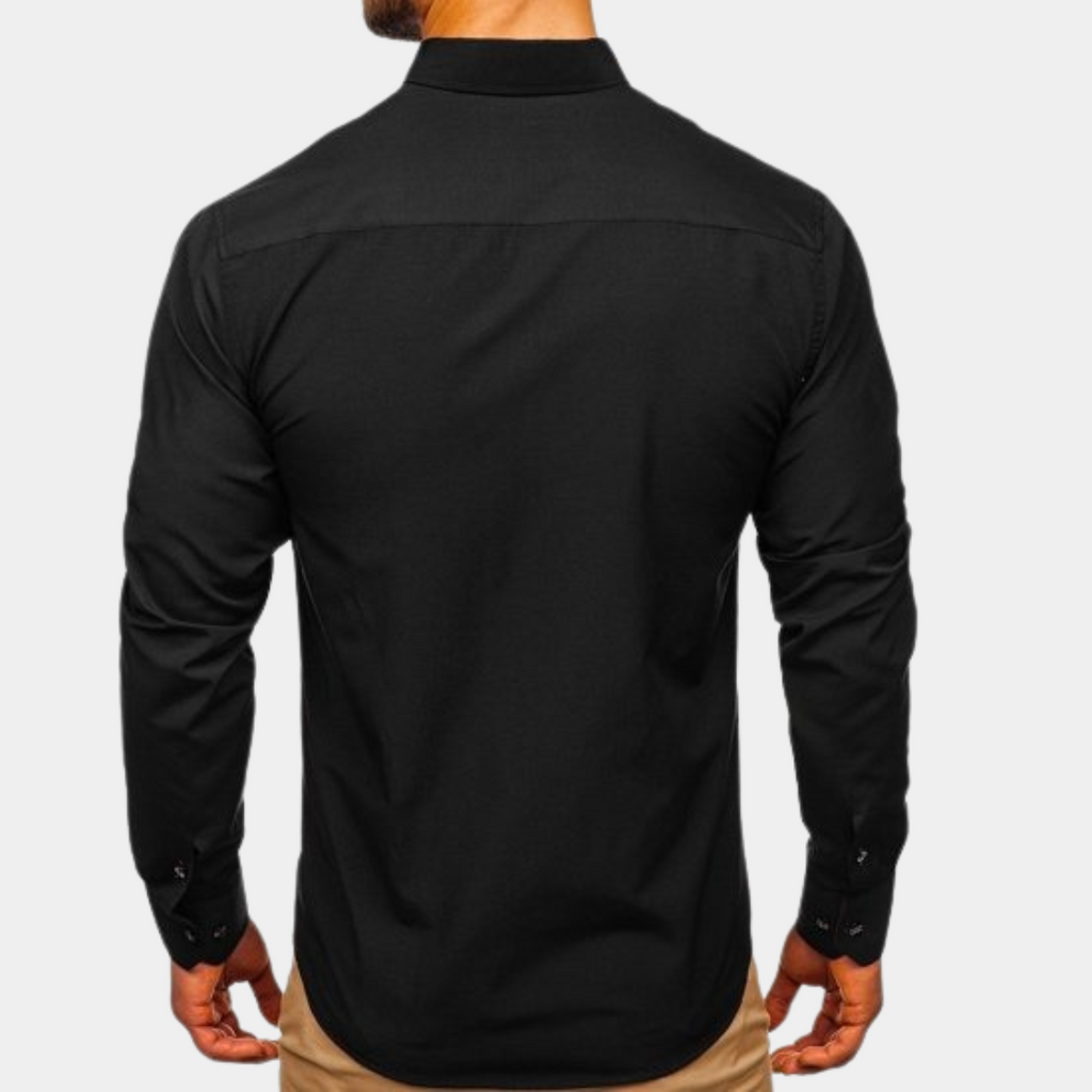 CAMISA CLÁSICA DE MANGAS LARGAS