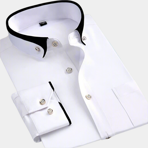 CAMISA CLÁSICA DE MANGAS LARGAS