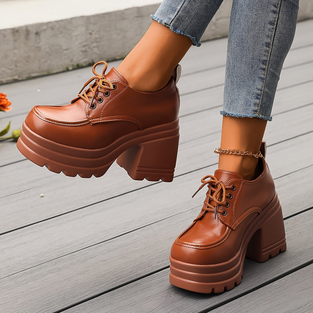 Oxfords de plataforma Vivienne