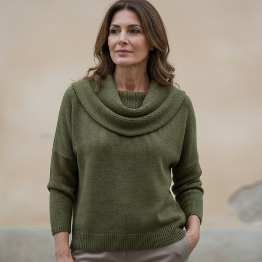 Roslyn | Suéter elegante con cuello suave