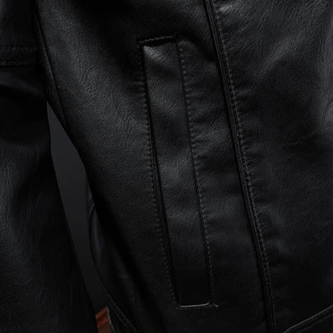 Chaqueta de cuero ligera