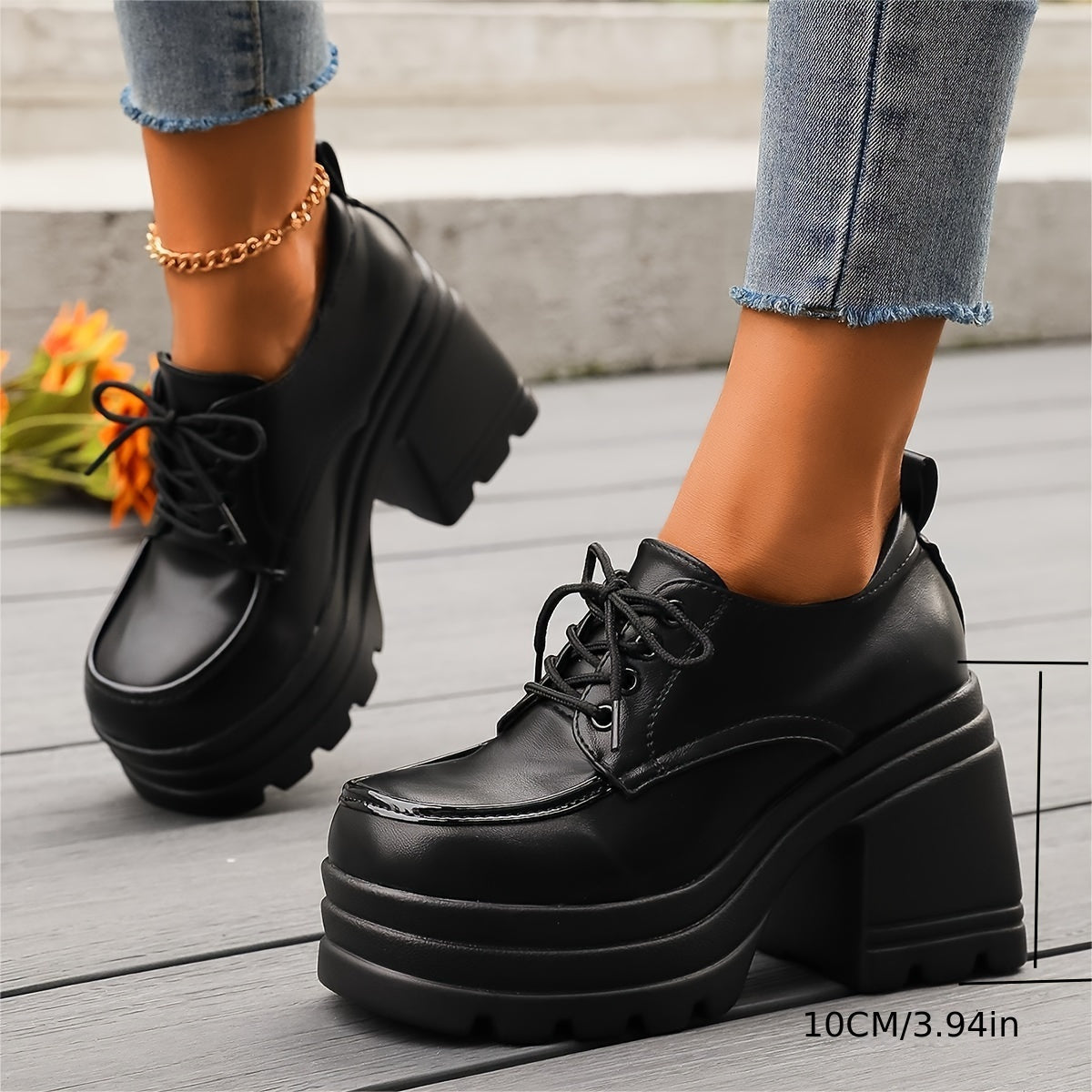 Oxfords de plataforma Vivienne