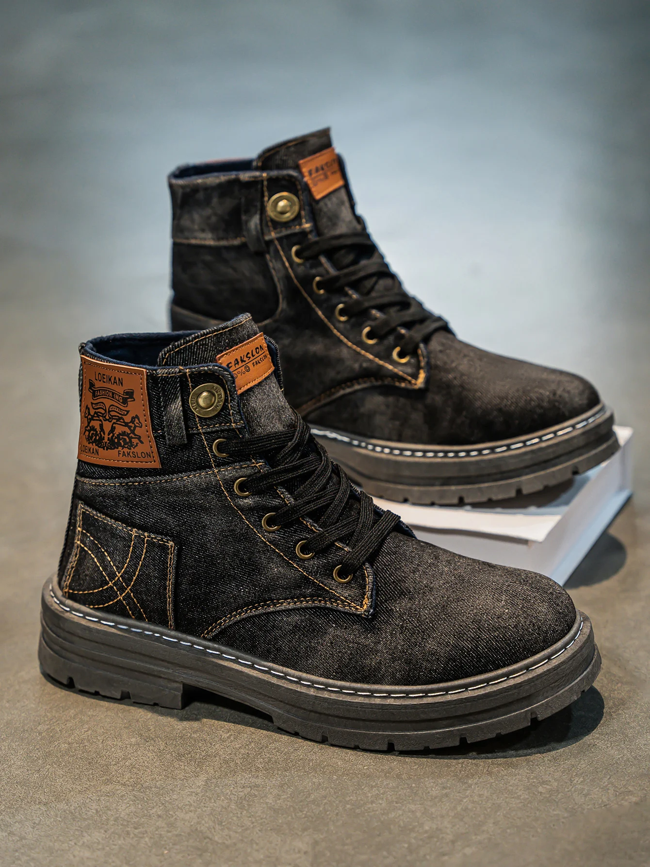 Botín de denim Wilford & Co.