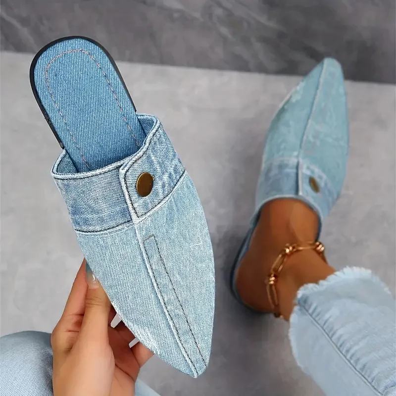 Denim Theory Sandalia Mule
