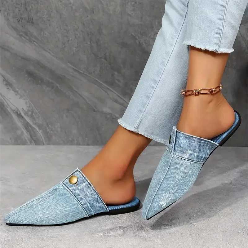 Denim Theory Sandalia Mule