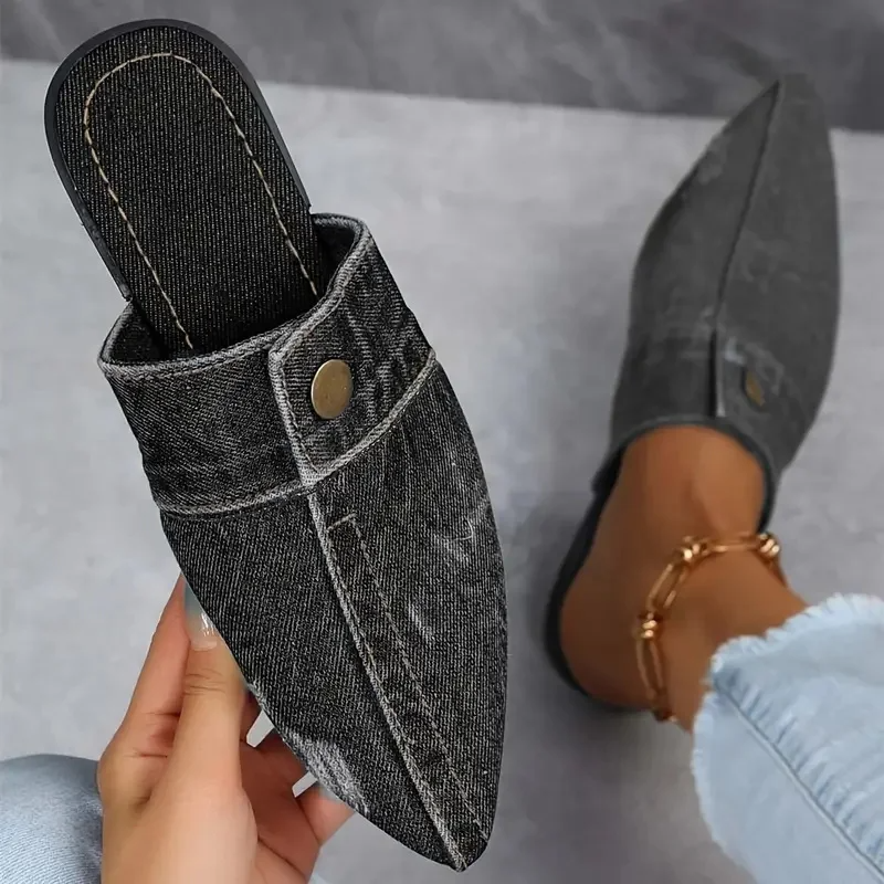 Denim Theory Sandalia Mule