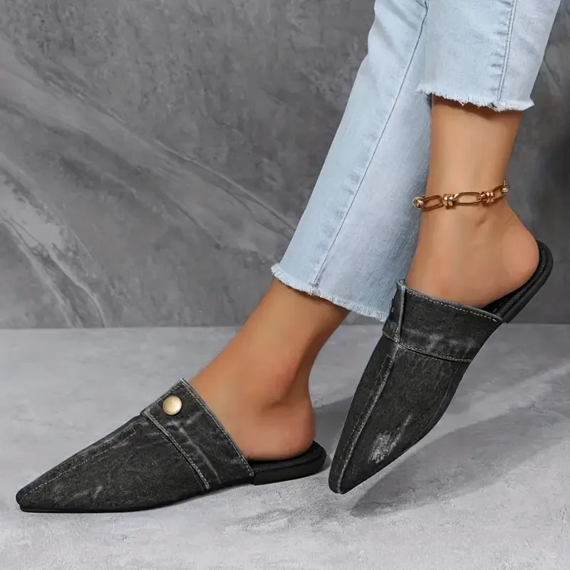Denim Theory Sandalia Mule