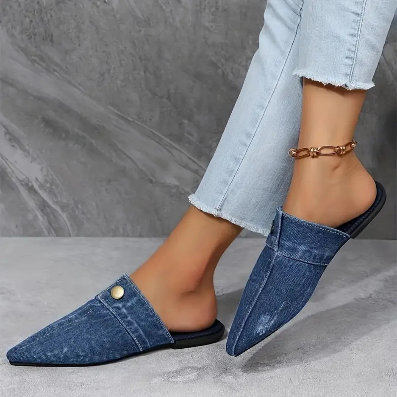 Denim Theory Sandalia Mule