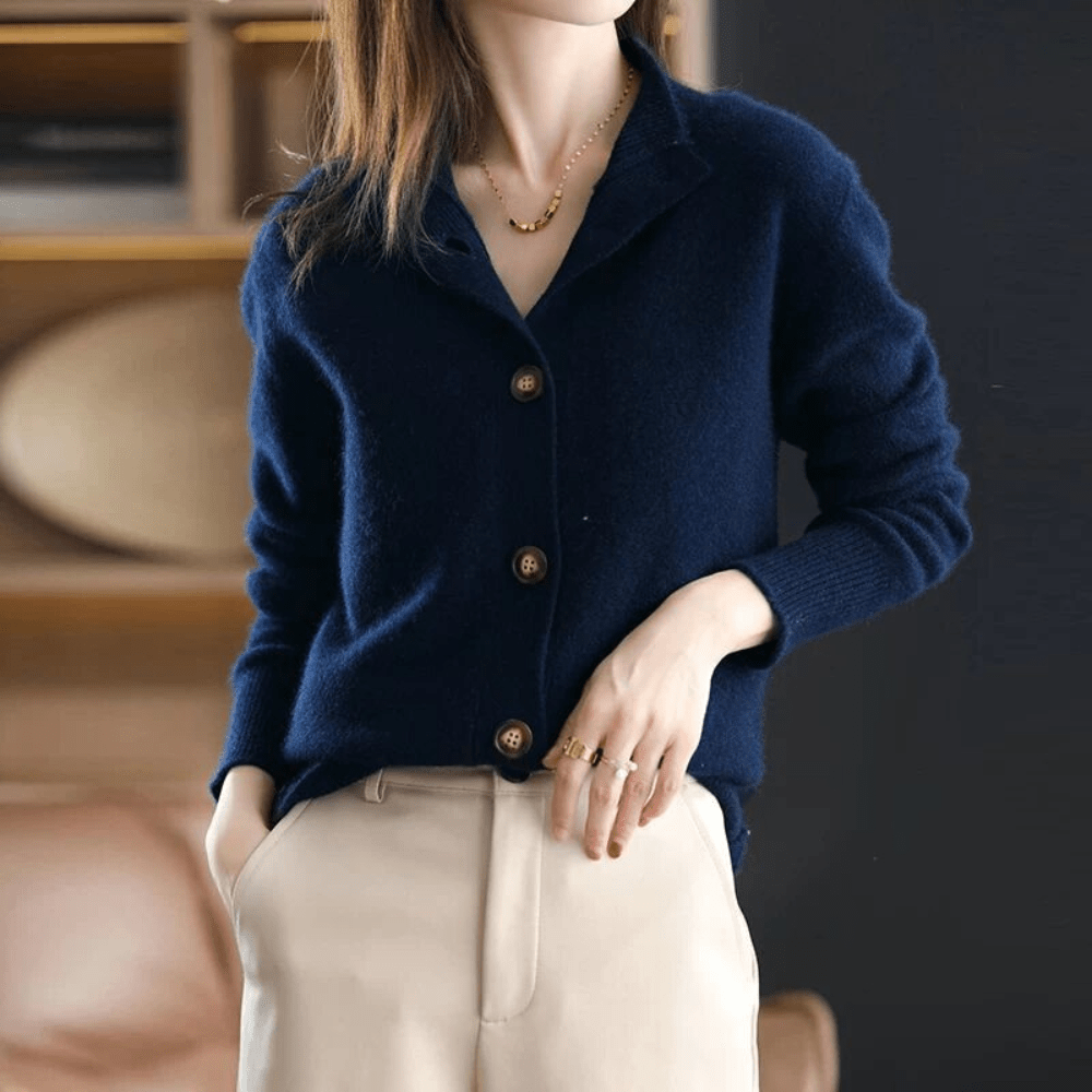 Annie – Cardigan de lana de lujo