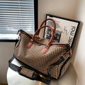 Bolso de fin de semana Avenue con estampado de pata de gallo